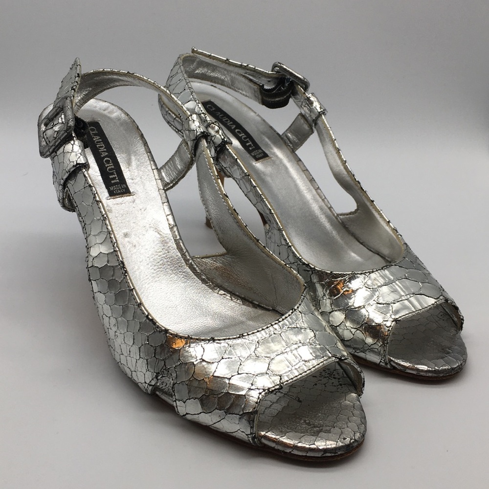 Claudia Ciuti Silver Sandals